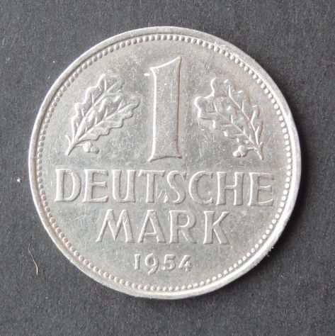 Germania RF 1954-F moneta 1 Mark