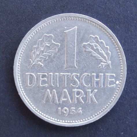 GERMANIA RFT 1954J Moneta 1 Mark qFDC