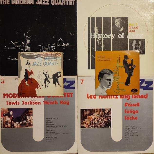Gerry Mulligan, The Modern Jazz Quartet, Lee Konitz - 4 Lp Album  2 EP 45 - Album LP (piugrave oggetti) - Prima stampa - 1955