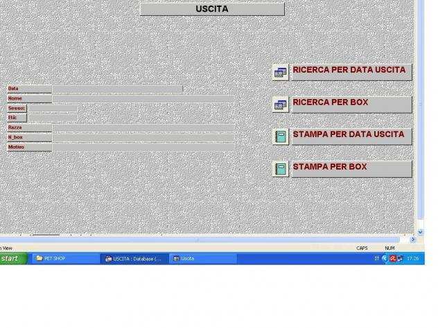 GESTIONALE SOFTWARE PET SHOP SU PEN DRIVE O PER