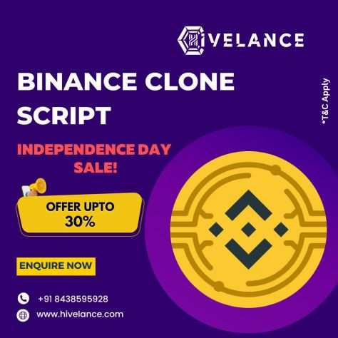 Get Your Binance Clone script at Independence Day Deal