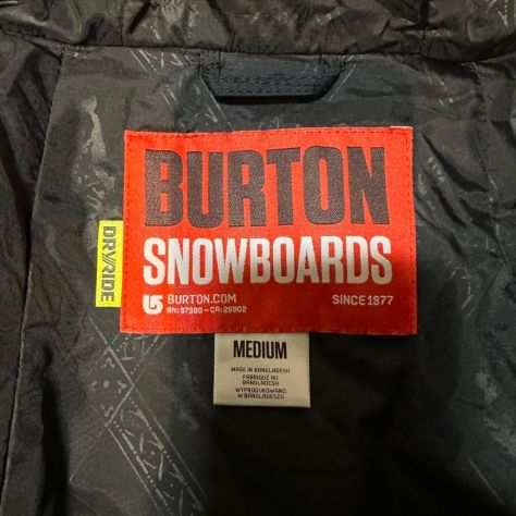 Giacca Burton Snowboards Dryride - Taglia M - Impermeabile