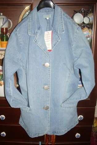 Giacca donna b-52 jeans cotone elasticizzato jeans tg.xl - nuovo