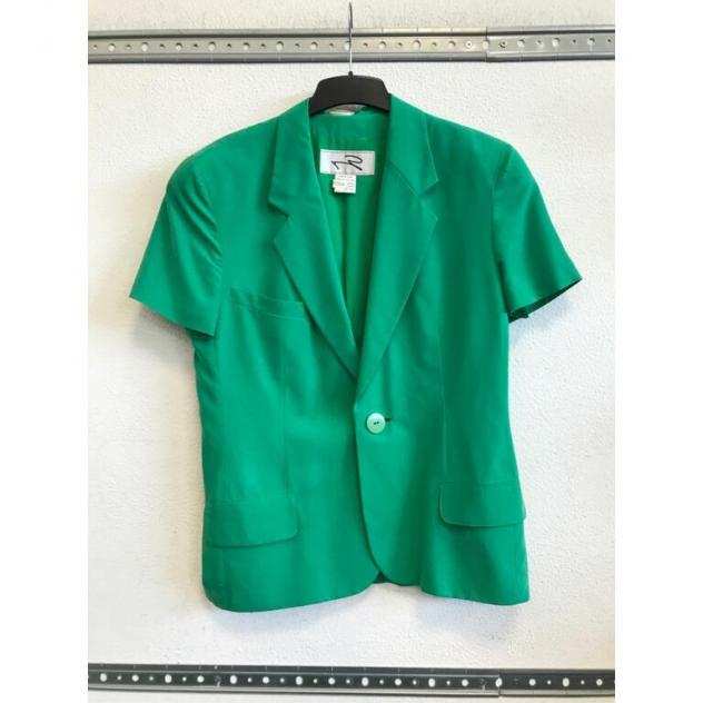 Giacca donna genny seta verde Taglia 46