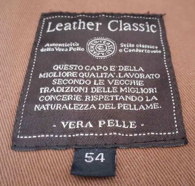 giacca in pelle uomo