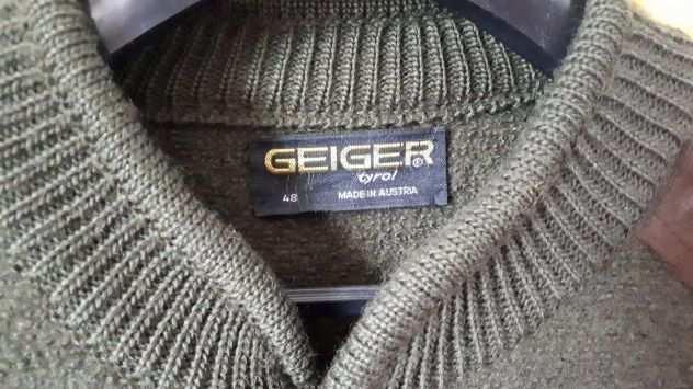 Giacca tirolese Geiger in lana cotta