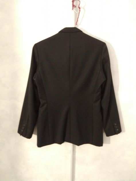 Giacca vintage Sartoriale nera in panno di lana size SITA 42