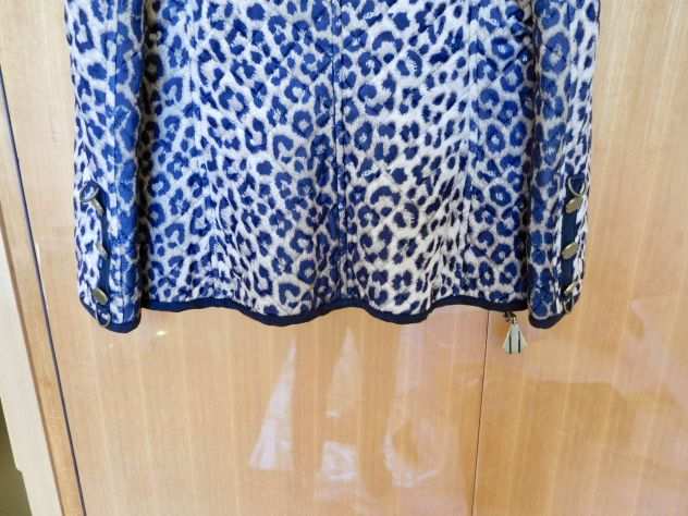 Giaccone donna CLUB VOLTAIRE leopardato imbottito Tg. M, made Italy