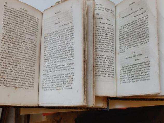 GIACOMO LEOPARDI - Epistolario di Giacomo Leopardi  con le inscrizioni greche triopee da lui tradotte e le lettere di - 1864