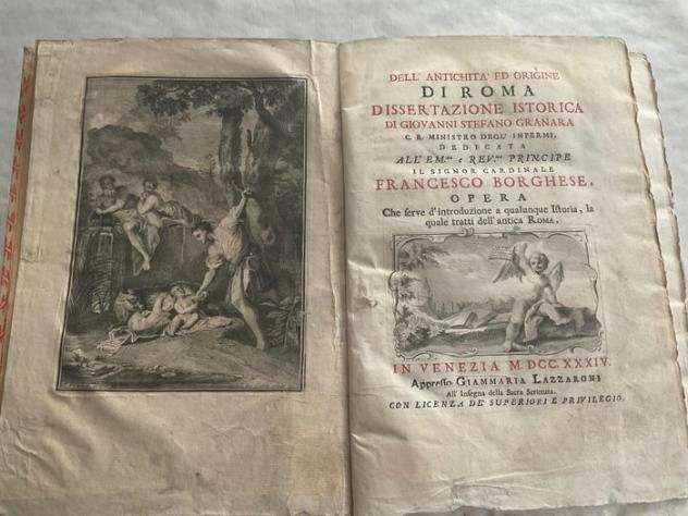 Gianmaria Lazzaroni - Dallrsquoantichitagrave e Origine di Roma - 1734