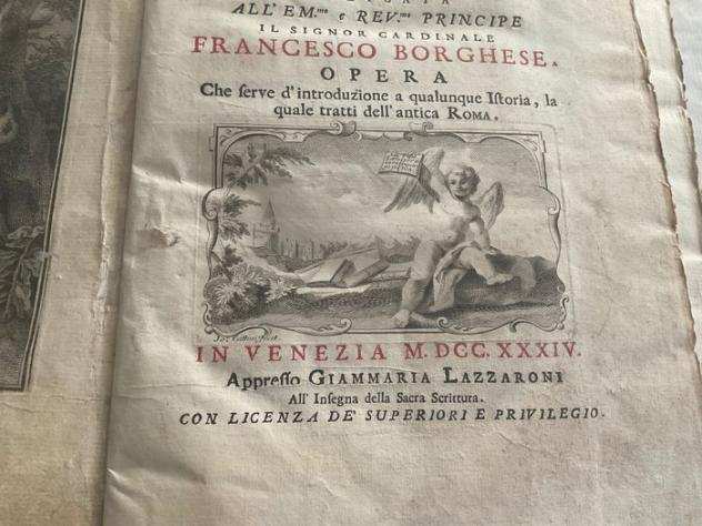 Gianmaria Lazzaroni - Dallrsquoantichitagrave e Origine di Roma - 1734