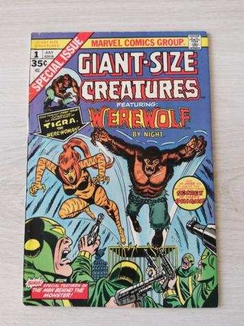 Giant-Size Creatures 1 Werewolf  1 - 1st App Tigra - 1 Comic - Prima edizione - 1974