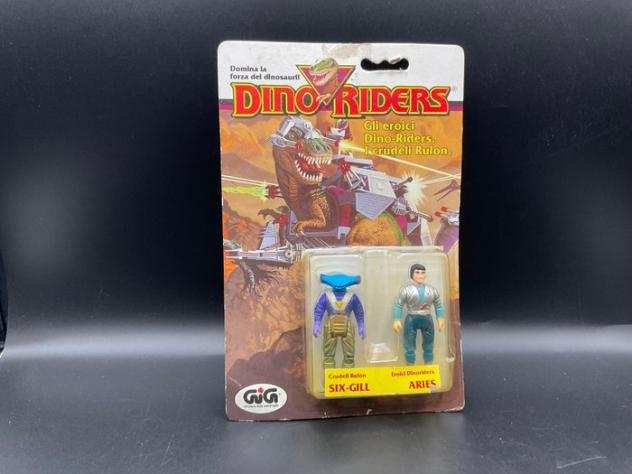GIG - Dino Riders - Six-Gill, Aries New Sealed Super Rares Near Mint No Reserve Price - 1980-1989