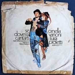 Gigi Proietti e Ornella Vanoni, disco RARISSIMO, 45giri