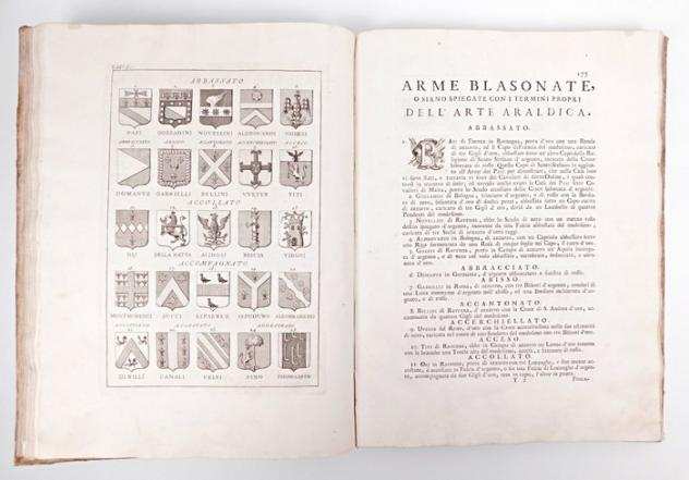 Ginanni Marco Antonio - Larte del blasone dichiarata per alfabeto - 1756