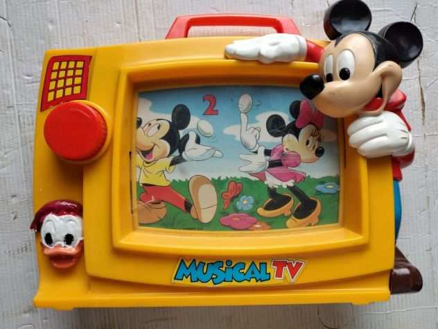 GIOCATTOLO INFANZIA MUSICAL TV DELLA DISNEY ANNI 90