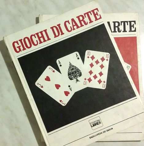 Giochi di carte.Enciclopedia dei giochi volume 1-2 Editore Librex, 1969 perfett