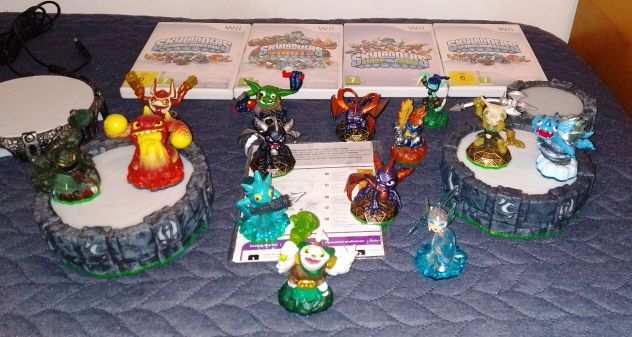 Giochi Nintendo WII SKYLANDERS 4 giochi  Portali