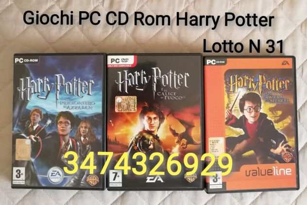 GIOCHI PC DVD HARRY POTTER