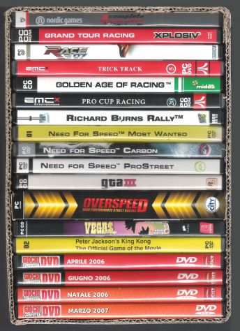 Giochi PC Usati 42 CD e DVD Originali PC Games