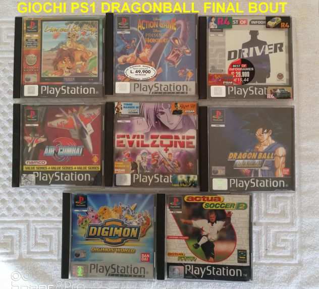 giochi PS1 Dragon ball final bout