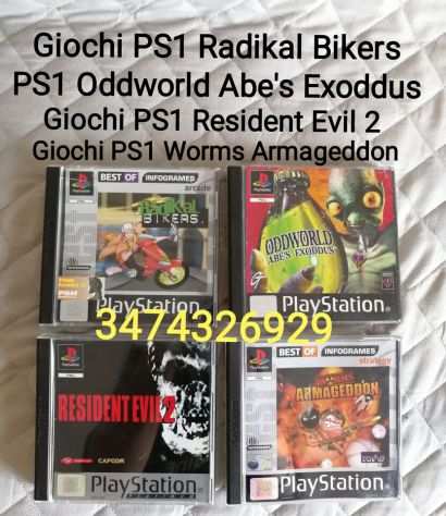 Giochi PS1 RADIKAL BIKERS