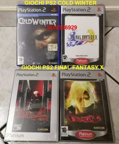 Giochi PS2 Cold Winter e Final Fantasy x platinum