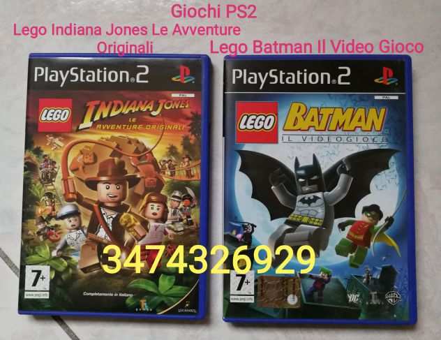 Giochi PS2 Lego Batman e igraveego Indiana Jones