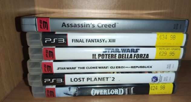 Giochi Ps3 Assassins Creed, Final Fantasy, Star Wars, Overlord, Lost Planet