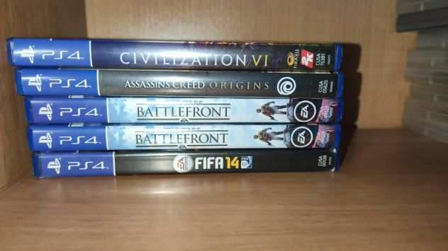 Giochi Ps4 Civilization 7, Assassins Creed, Star Wars e Fifa