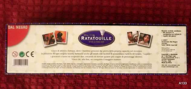 GIOCO DI MEMORIA RATATOUILLE DAL NEGRO.