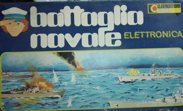 GIOCO DI SOCIETA BATTAGLIA NAVALE ELETTRONICA DELLA CLEMENTONI ANNI 70