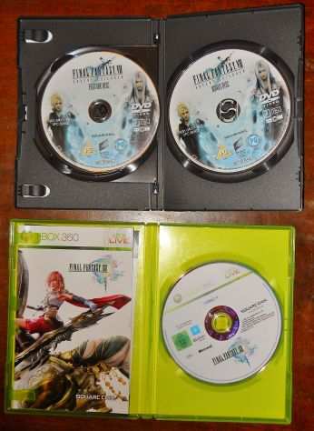 gioco final fantasy XIII 13 RPG xbox 360 dvd final fantasy VII advent children