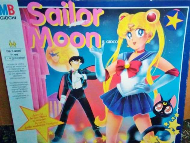 Gioco in scatola da tavolo Sailor Moon MB vintage quasi completo societagrave 1995