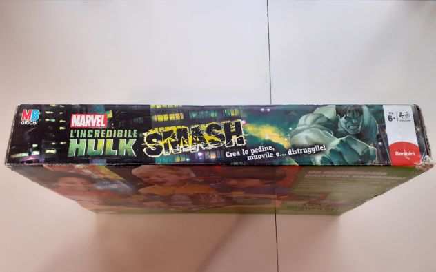 GIOCO IN SCATOLA LICREDIBILE HULK SMASH -MARVEL- -MB GIOCHI- (ANNO 2008)