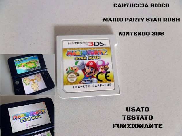 Gioco Nintendo 3DS MARIO PARTY STAR RUSH ( ORIGINALE USATO FUNZIONANTE )
