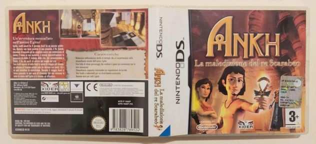 Gioco Nintendo DS ANKH. La maledizione del re Scarabeo Ed. Deep Silver, 2008