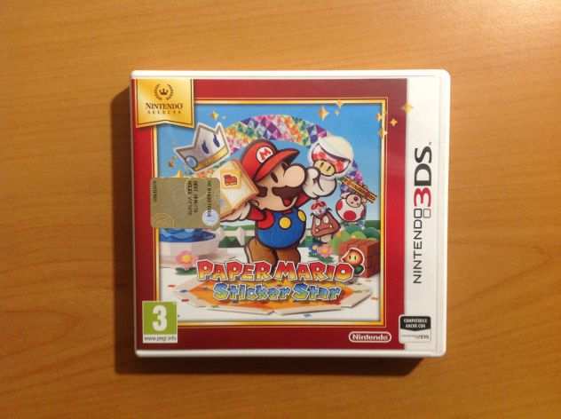 Gioco paper mario sticker star per nintendo 3ds