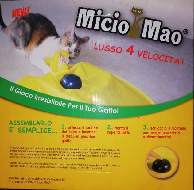 Gioco per il tuo Gatto quotMICIO amp MAOquot mod. lusso