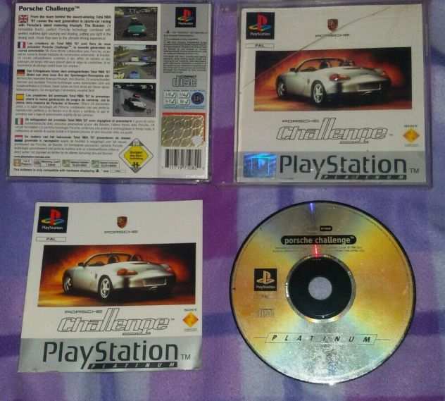 GIOCO PORCHE CHALLENGE PLAYSTATION 1 Completo di libretto