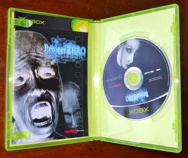 gioco project zero microsoft xbox horror raro da collezione