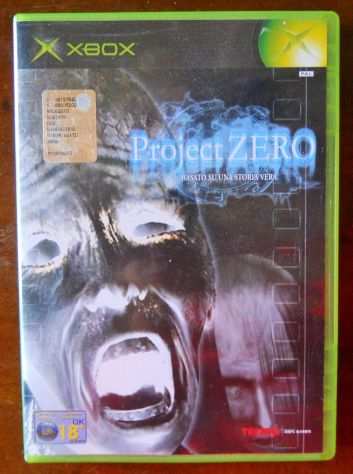 gioco project zero microsoft xbox horror raro da collezione