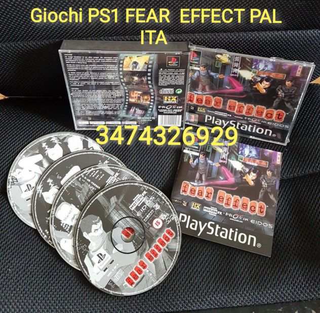 Gioco PS1 FEAR EFFECT PAL ITA
