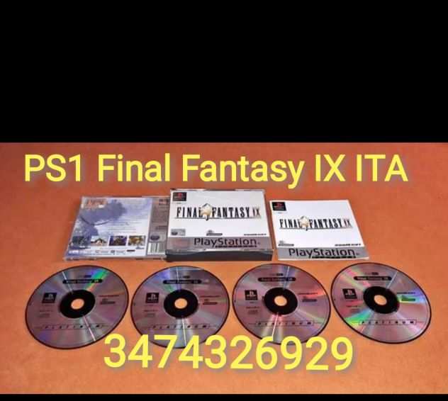 Gioco PS1 FInal Fantasy IX PAL ITA Completo e in ottime condizioni