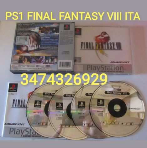 Gioco PS1 FInal Fantasy VIII PAL ITA