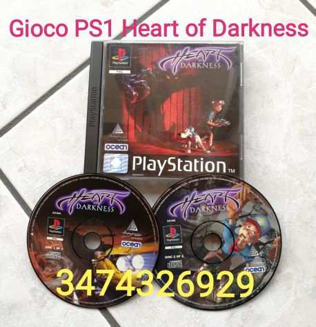 GIOCO PS1 HEART OF DARKNESS