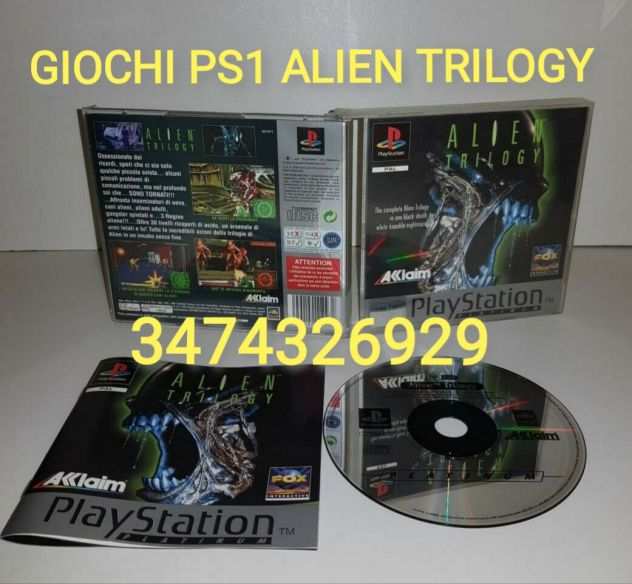 Gioco PS1 HUGO 1 STAMPA RARO