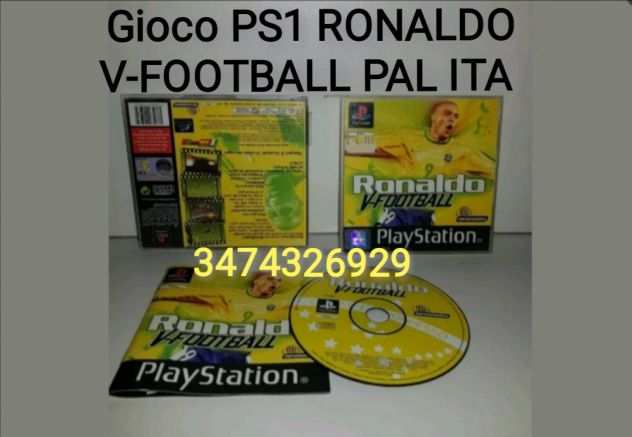 Gioco PS1 RONALDO V-FOOTBALL PAL ITA
