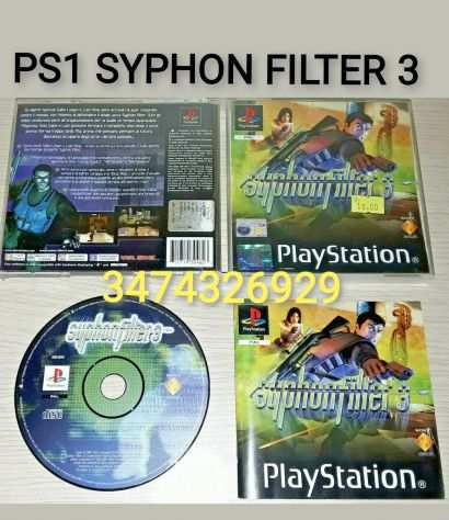 Gioco PS1 SYPHON FILTER 3 PAL ITA