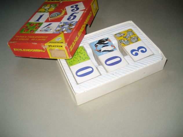 gioco quot Zahlendomino Piatnik nr.7030quot anni 80